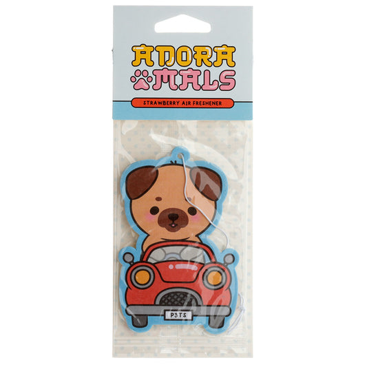 Gus the Pug Adoramals Strawberry Scented Air Freshener