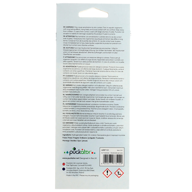 Gus the Pug Adoramals Strawberry Scented Air Freshener