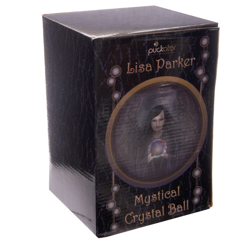 Decorative Mystical 10cm Crystal Ball with Stand