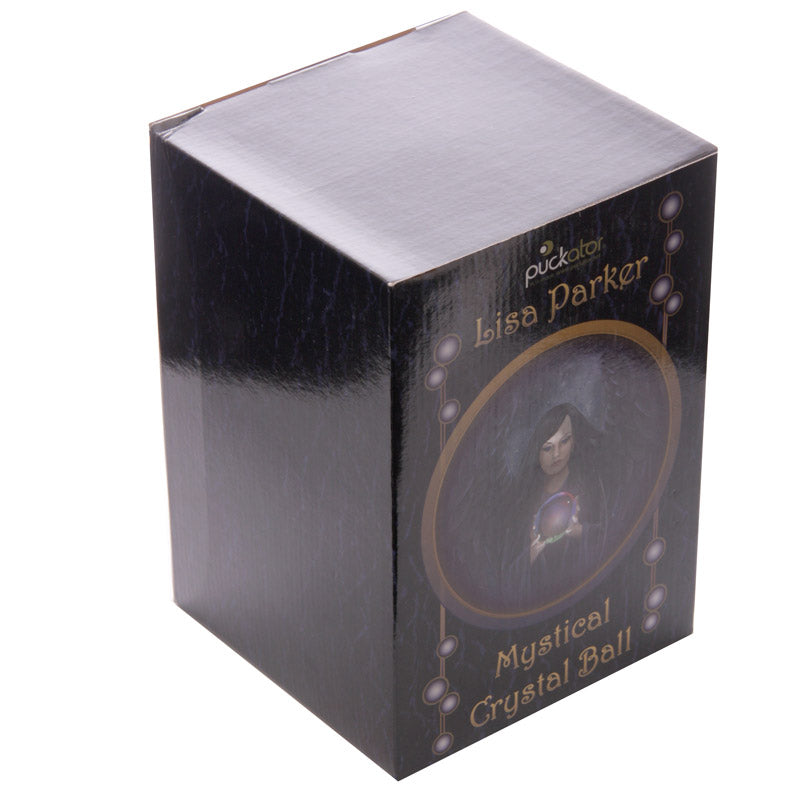 Decorative Mystical 14cm Crystal Ball with Stand