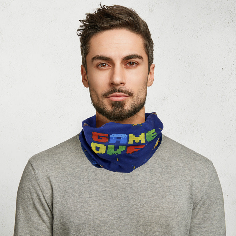 Neck Warmer Tube Scarf - Game Over