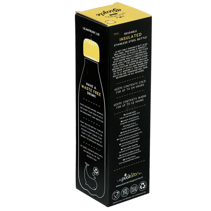 Reusable Stainless Steel Insulated Drinks Bottle 500ml - Cycle Works Bicycle