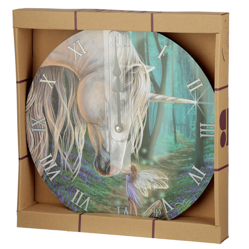 Decorative Fairy Whispers Lisa Parker Unicorn Wall Clock