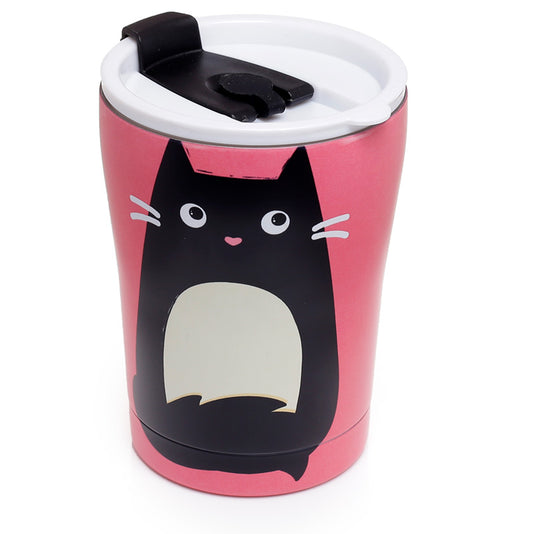 Reusable Stainless Steel Insulated Food and Drinks Cup 300ml - Feline Fine Cat