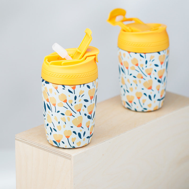 Reusable Stainless Steel Insulated Food and Drinks Cup 380ml - Buttercup Pick of the Bunch