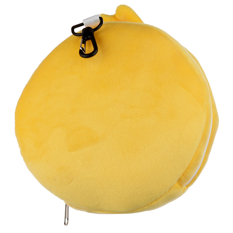 Duck Relaxeazzz Plush Round Travel Pillow and Eye Mask Set