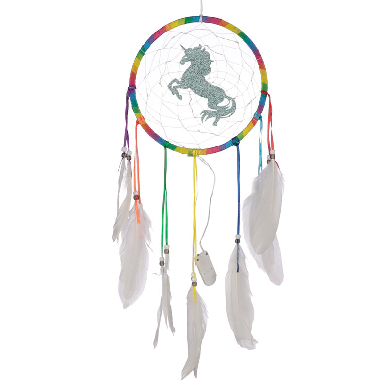 LED Dreamcatcher - Rainbow Unicorn
