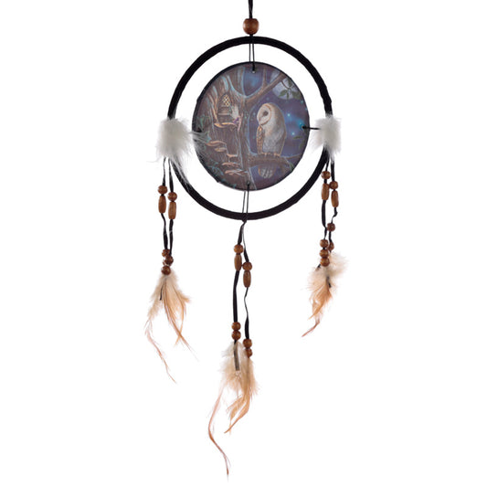 Dreamcatcher (Small) - Lisa Parker Fairy Tales Owl  and  Fairy