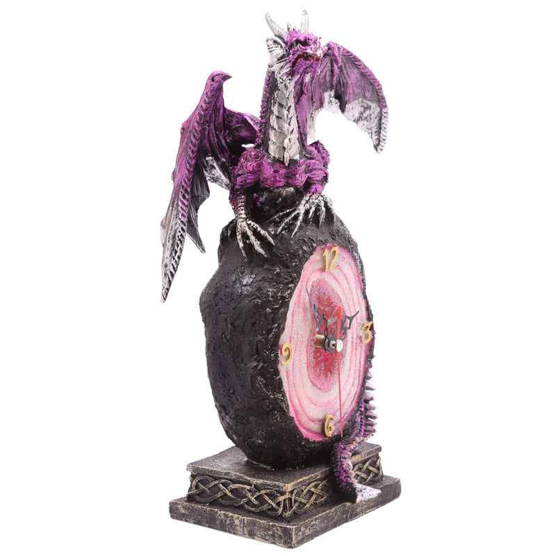 Crystal Geode Dark Legends Dragon Clock