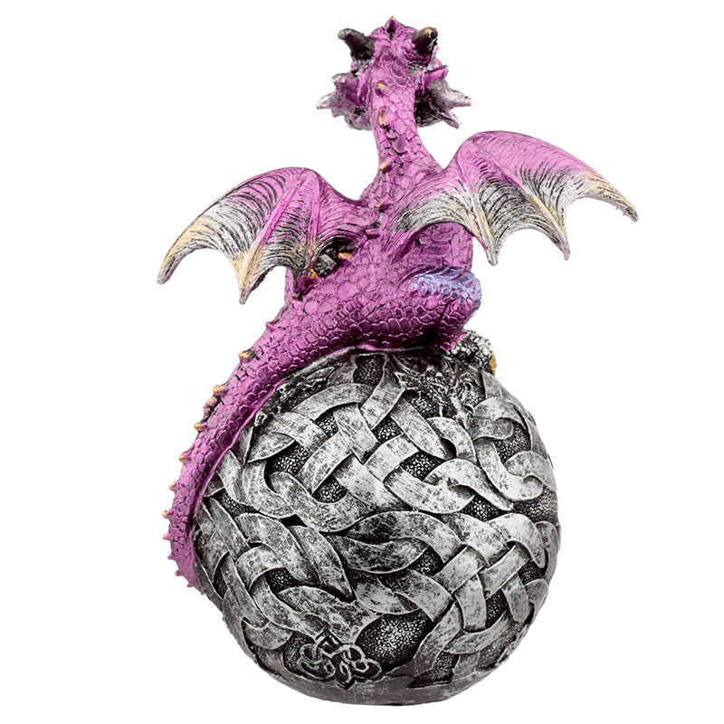 LED Celtic Orb Elements Dragon Figurine