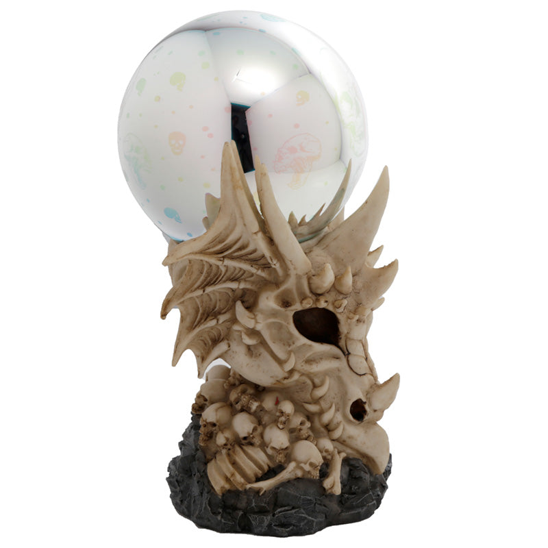 Collectable Metallic Dragon Skull LED Orb
