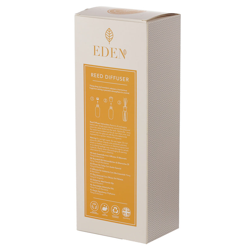 Eden Essential Oil Reed Diffuser - Ylang and Mandarin