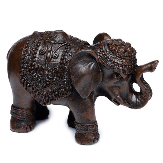 Peace of the East Brushed Wood Effect Elephant