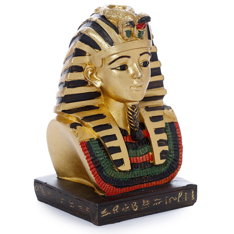Decorative Gold Egyptian 11cm Tutankhamen Bust