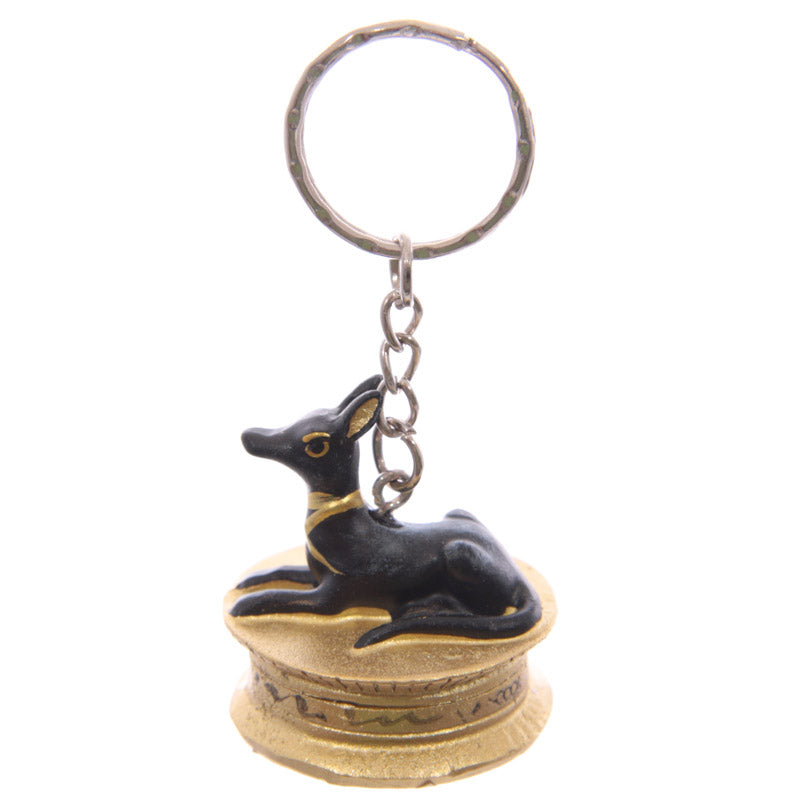 Decorative Gold Egyptian Keyring