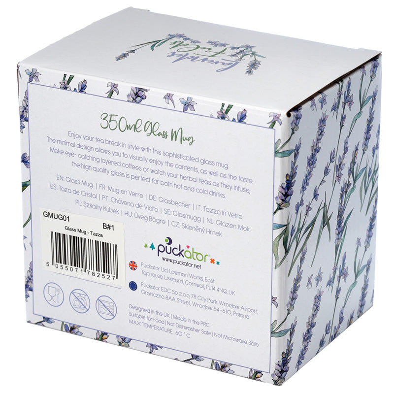 Glass Mug - Lavender Pick of the Bunch