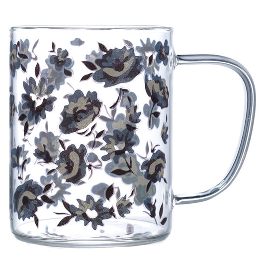 Glass Mug - Peony Pick of the Bunch