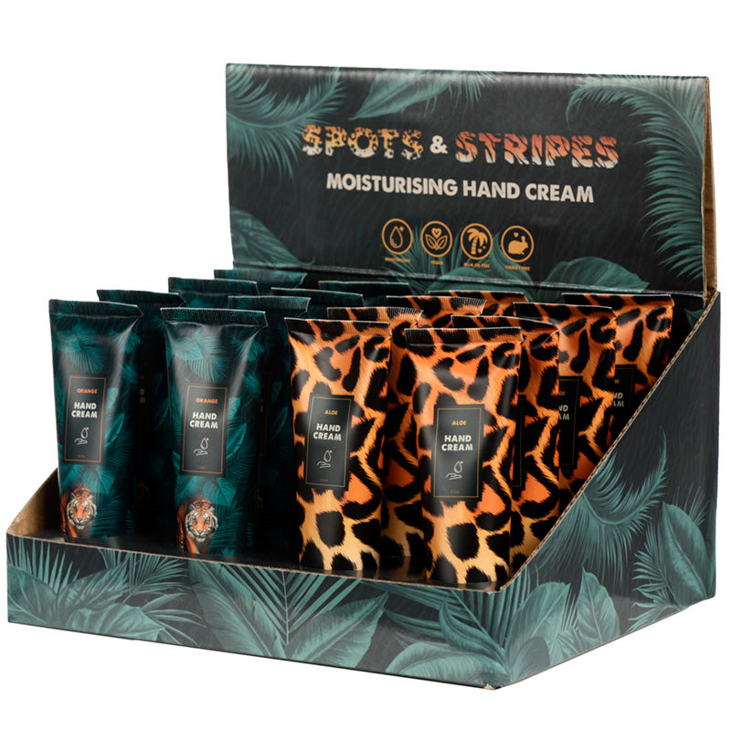 Moisturising Hand Cream 50ml - Spots and Stripes Big Cat Orange and Aloe Fragrances