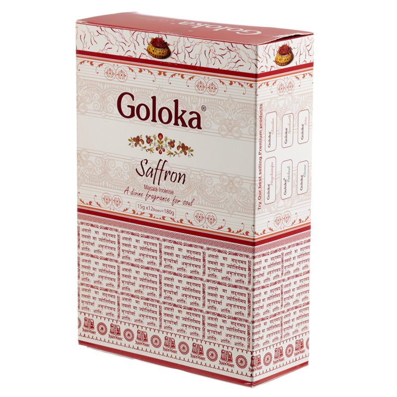 Goloka Masala Incense Sticks - Saffron