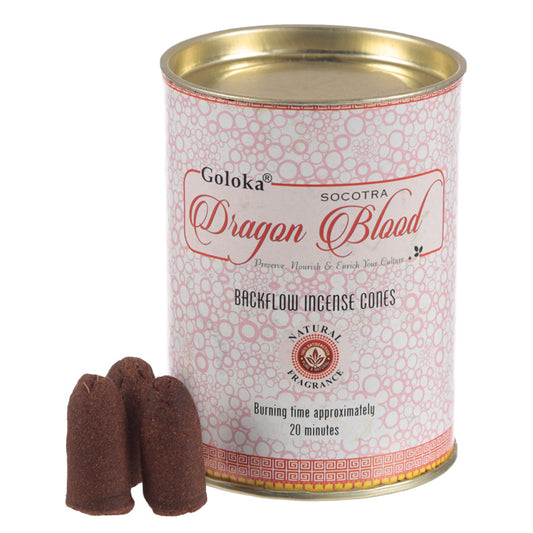 Goloka Backflow Incense Cones - Dragons Blood