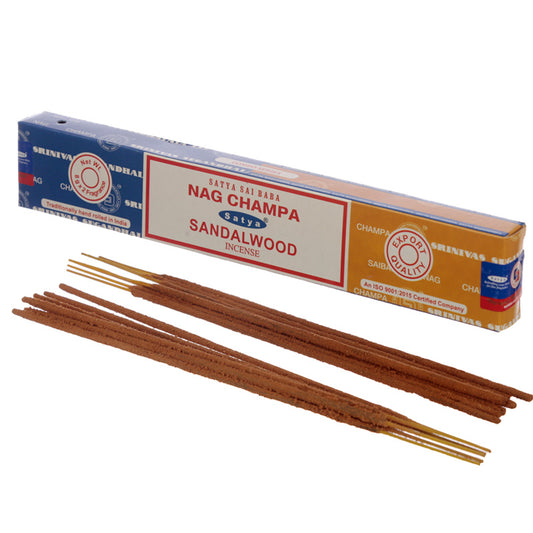 Satya Incense Sticks - Nag Champa and Sandalwood