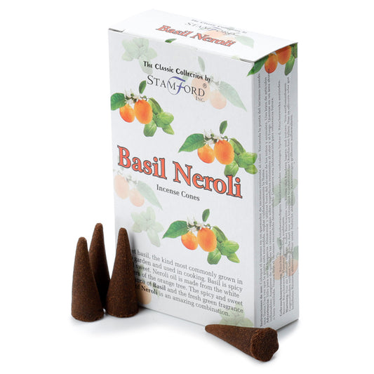 37197 Stamford Incense Cones - Basil and Neroli