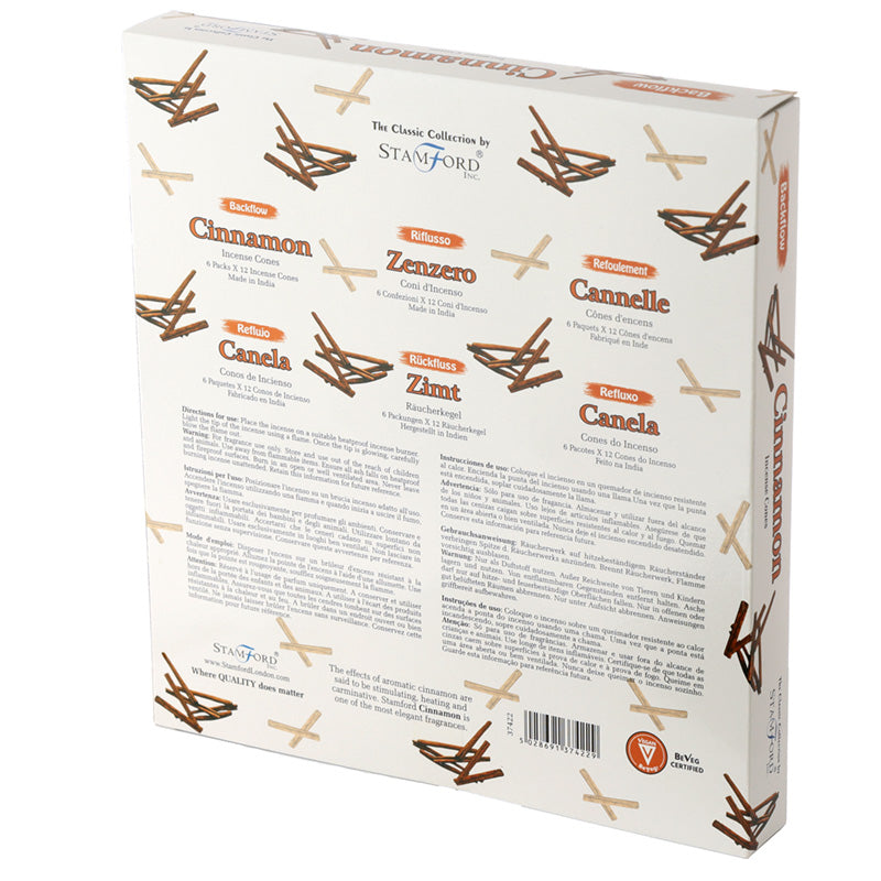 Stamford Backflow Incense Cones - Cinnamon