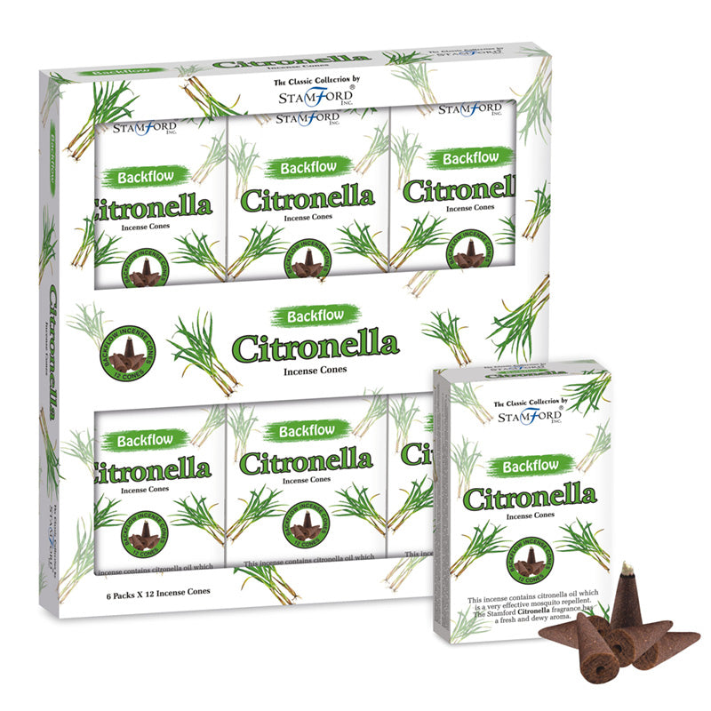 Stamford Backflow Incense Cones - Citronella