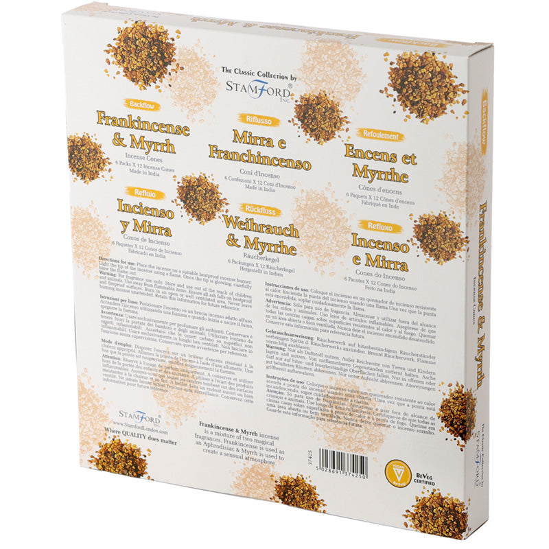 Stamford Backflow Incense Cones - Frankincense and Myrrh