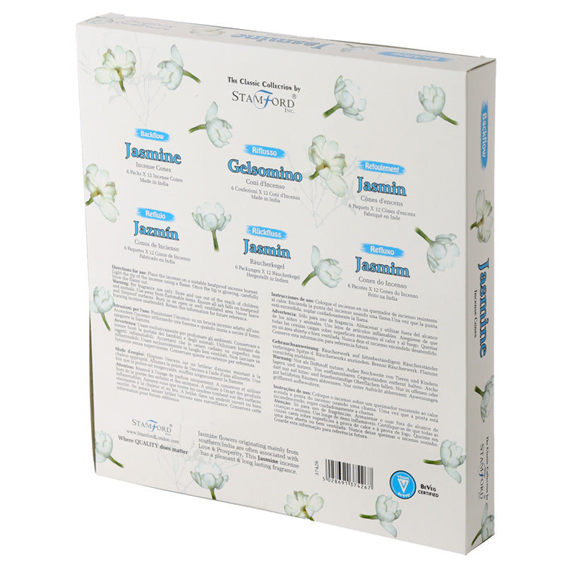 Stamford Backflow Incense Cones - Jasmine