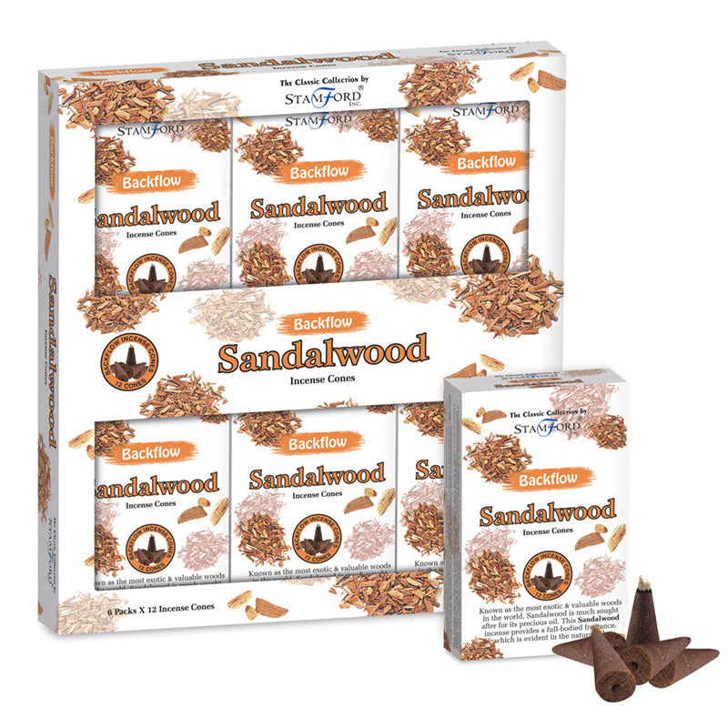 Stamford Backflow Incense Cones - Sandalwood