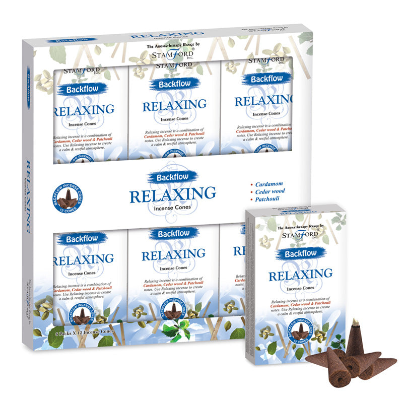 Stamford Backflow Incense Cones - Relaxing