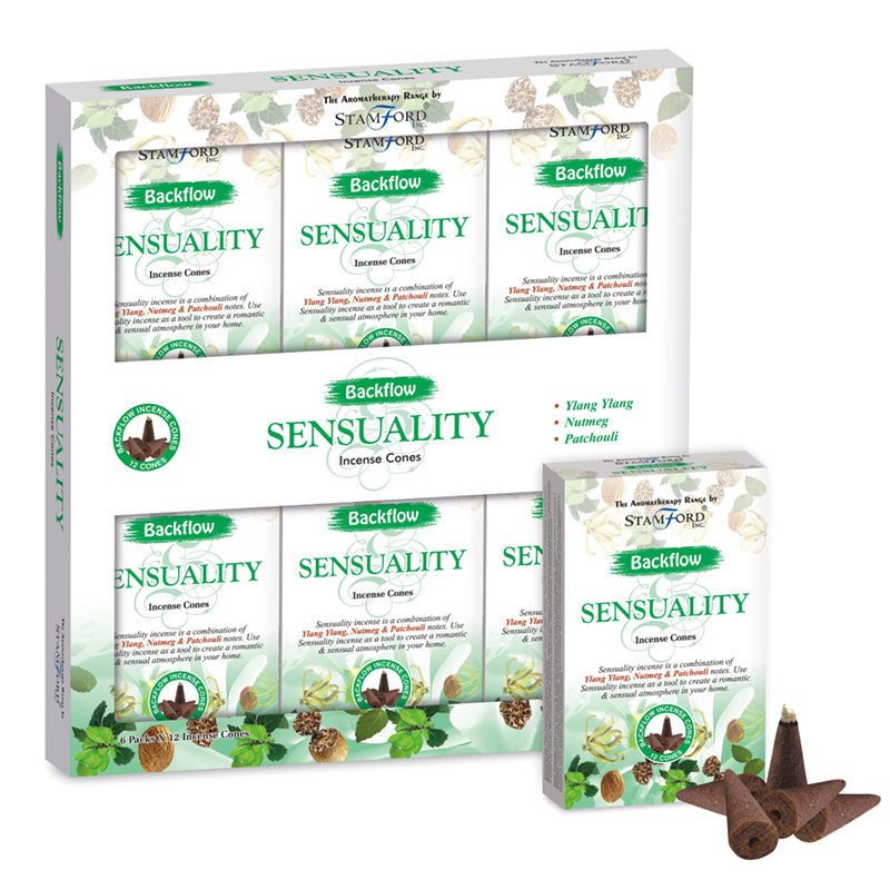 Stamford Backflow Incense Cones - Sensuality