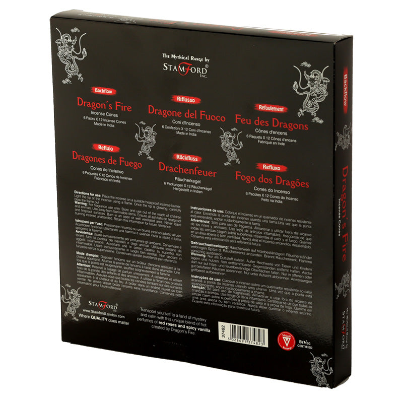 Stamford Backflow Incense Cones - Dragons Fire