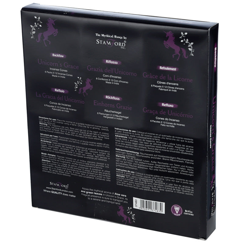 Stamford Backflow Incense Cones - Unicorns Grace