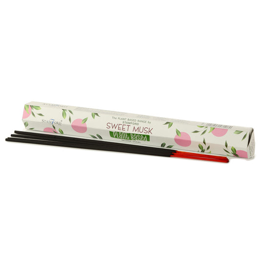 Premium Plant Based Stamford Hex Incense Sticks - Sweet Musk