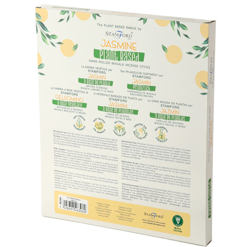 Premium Plant Based Stamford Masala Incense Sticks - Jasmine