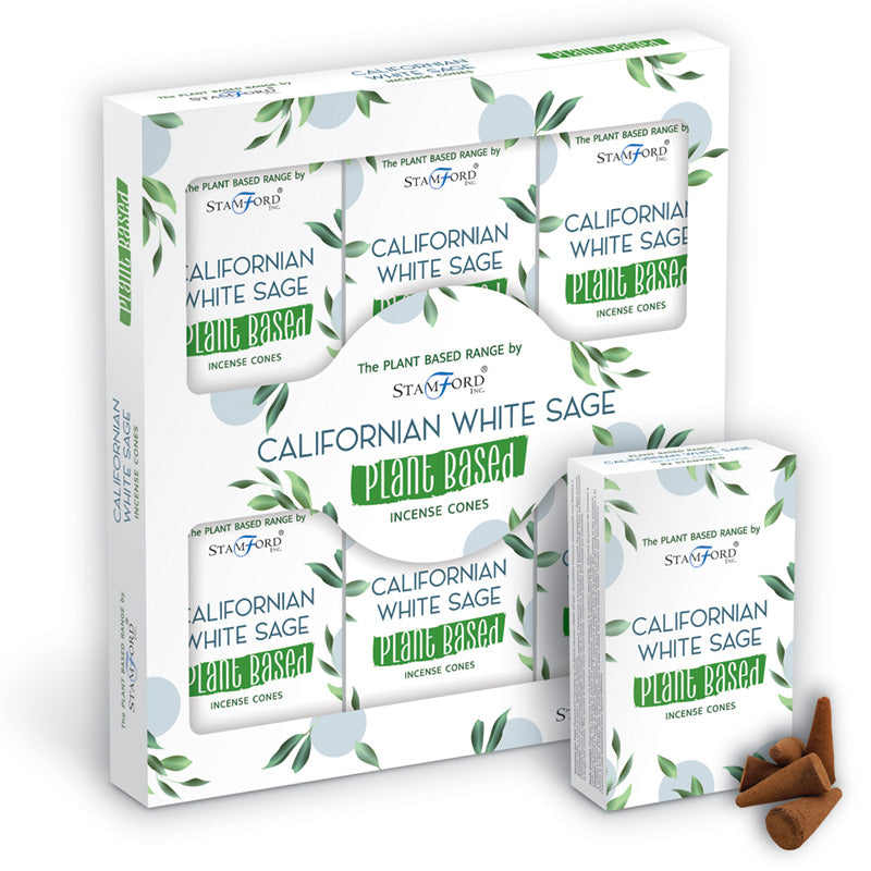 46201 Stamford Plant Based Incense Cones - Californian White Sage