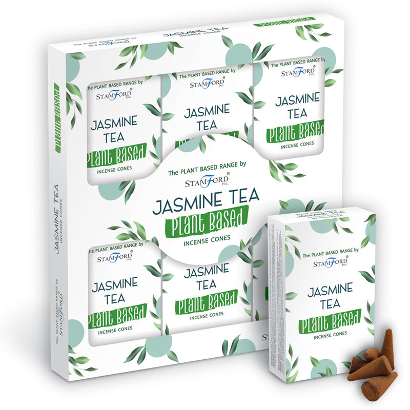 46202 Stamford Plant Based Incense Cones - Jasmine Tea