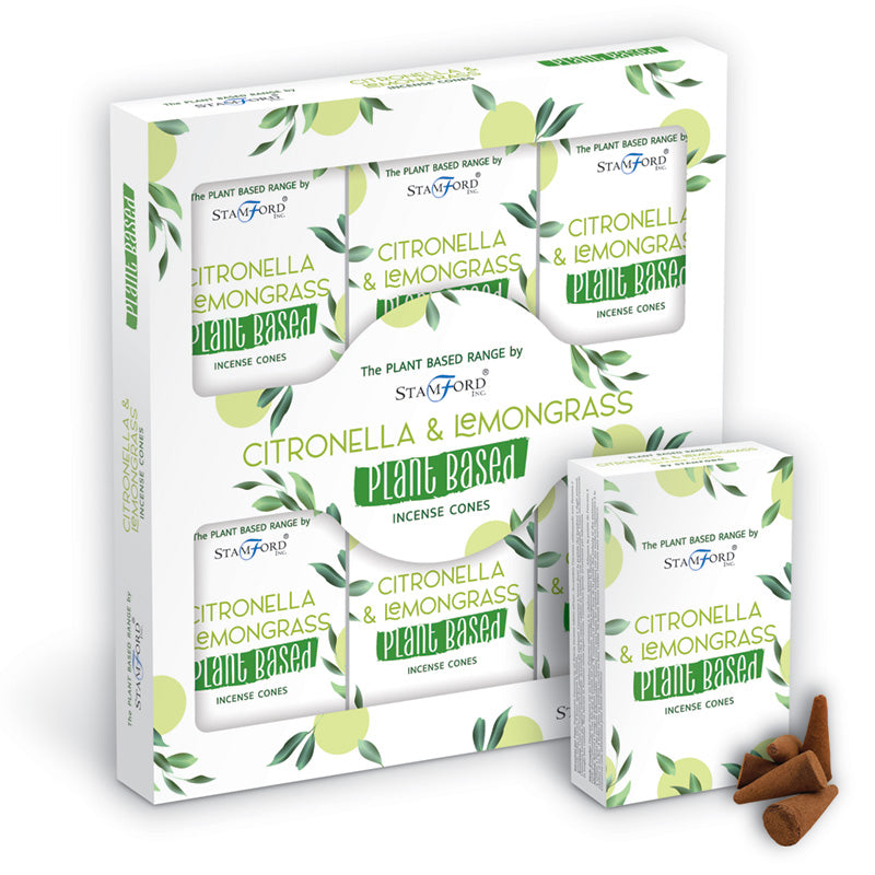 46223 Stamford Plant Based Incense Cones - Citronella and Lemongrass