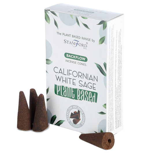 Premium Plant Based Stamford Backflow Incense Cones - Californian White Sage