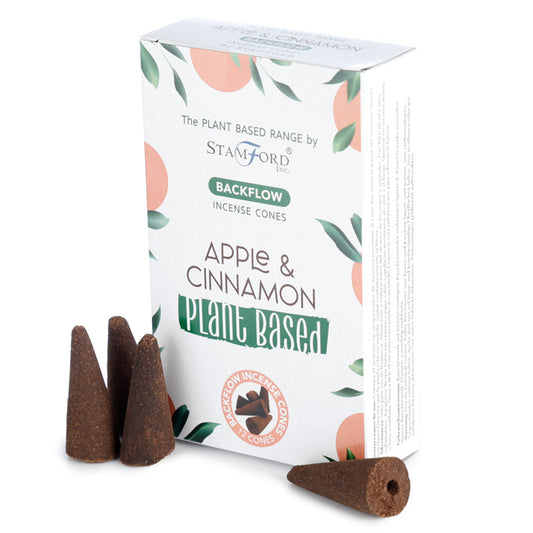 Premium Plant Based Stamford Backflow Incense Cones - Apple and Cinnamon