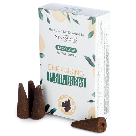 Premium Plant Based Stamford Backflow Incense Cones - Energising