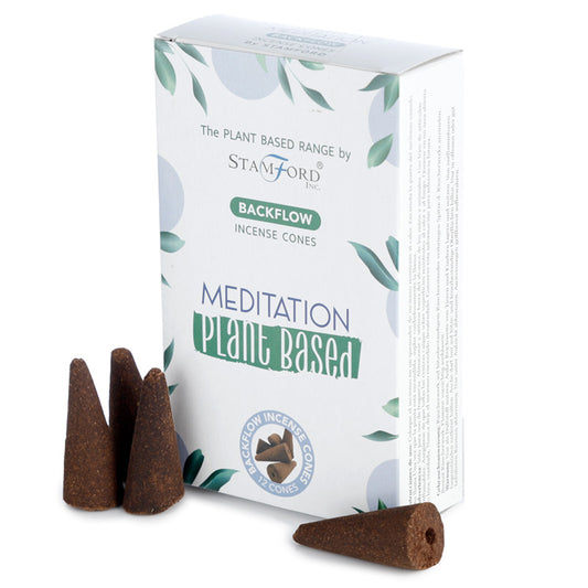 Premium Plant Based Stamford Backflow Incense Cones - Meditation