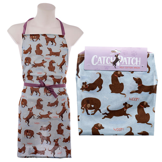Catch Patch Dog Poly Cotton Apron
