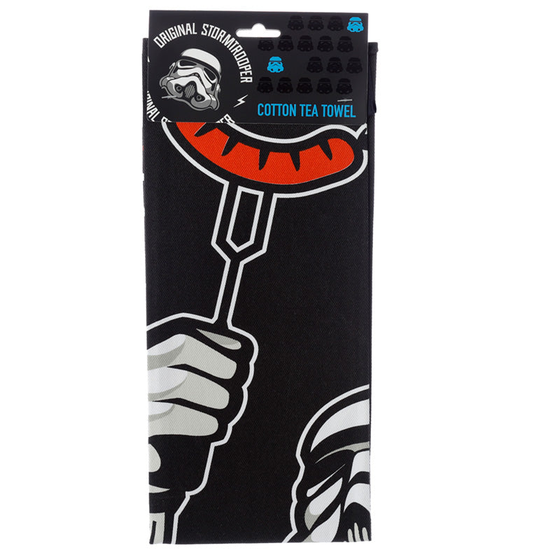 Cotton Tea Towel - The Original Stormtrooper Hot Dog BBQ Master