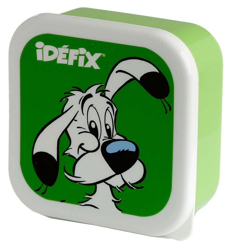 Lunch Boxes Set of 3 (M/L/XL) - Asterix, Obelix and Dogmatix (Idefix)