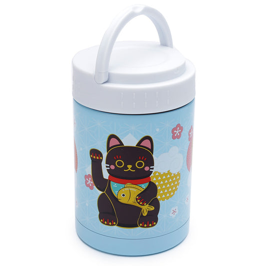 Maneki Neko Stainless Steel Insulated Food Snack/Lunch Pot 500ml