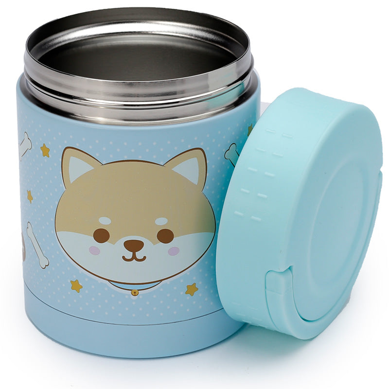 Adoramals Shiba Inu Dog Stainless Steel Insulated Food Snack/Lunch Pot 400ml