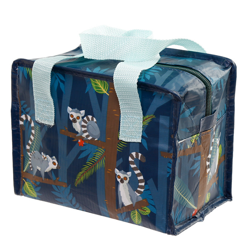 Spirit of the Night Lemur Zip Up Recycled RPET Reusable Lunch Bag